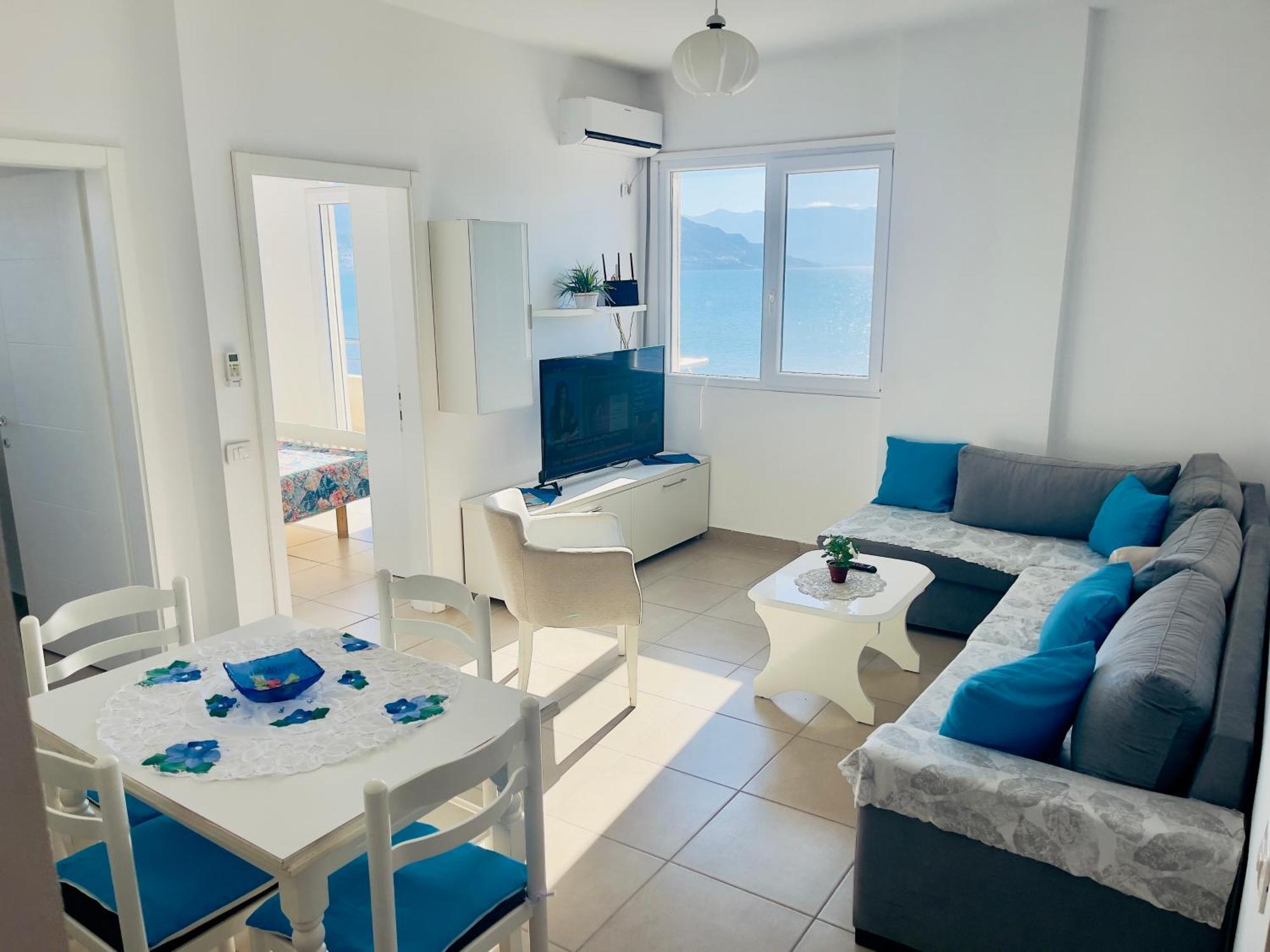 Seaview Apartments Rental Vlorë Esterno foto